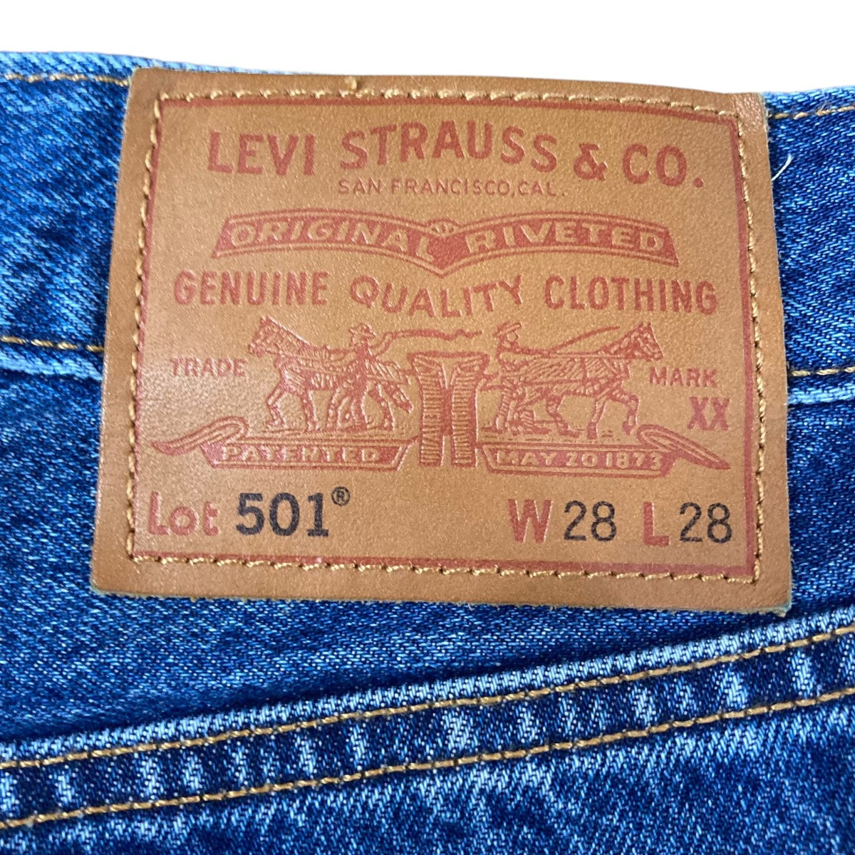 501  Selvedge Paint Splattersペンキ加工デニムパンツ