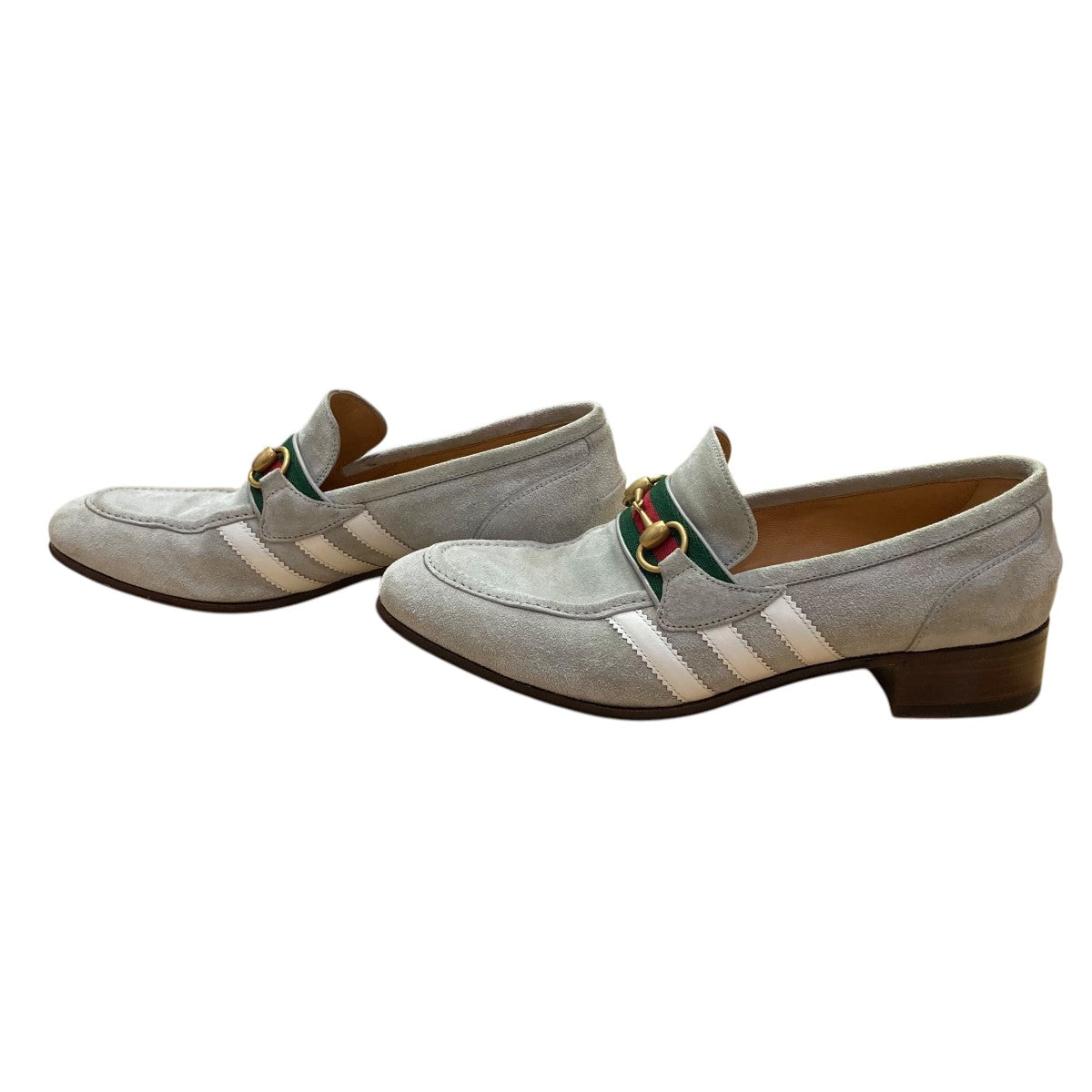 GUCCI×adidas 3ストライプビットローファー 702283 ベージュ