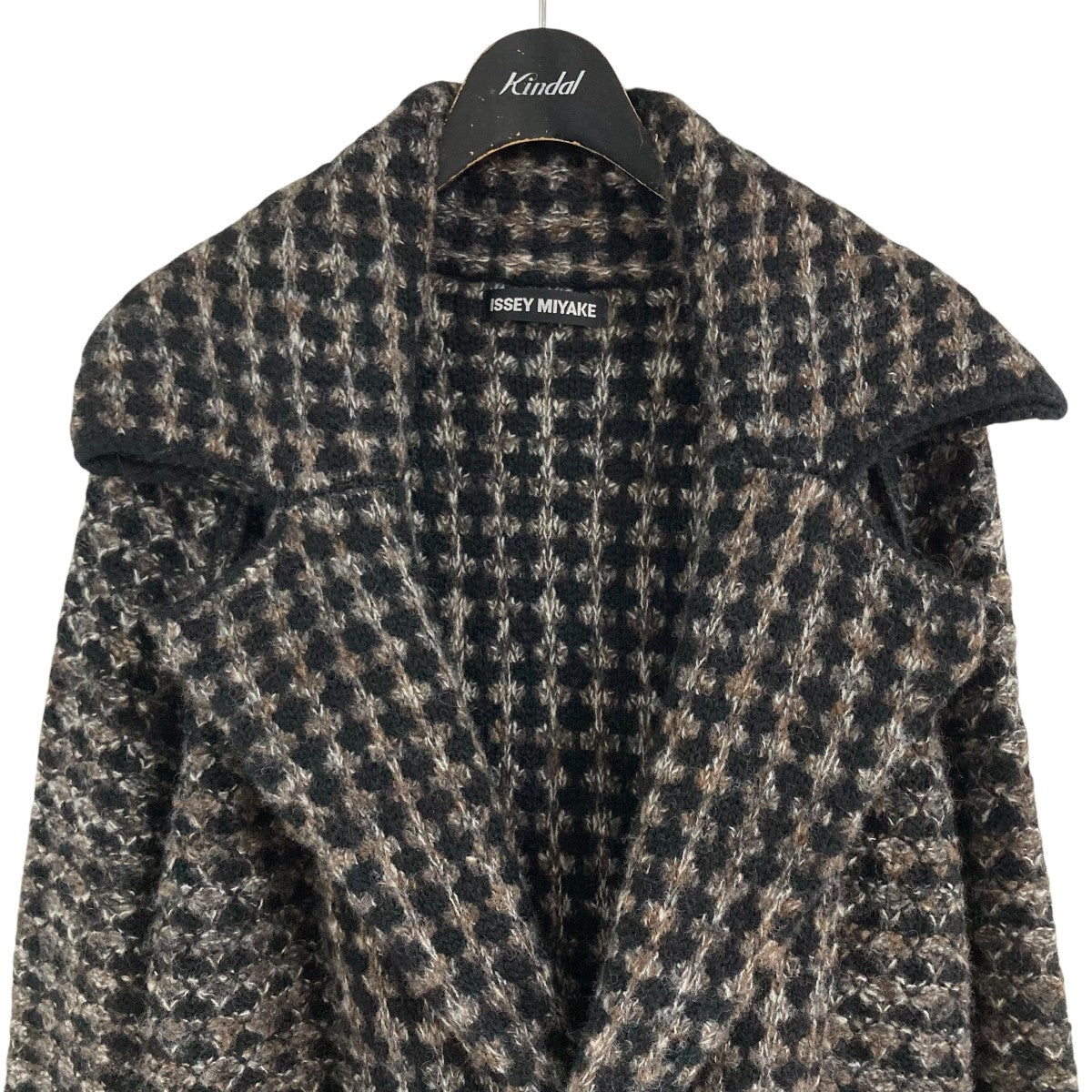 ISSEY MIYAKE(イッセイミヤケ) ツイードコート ME03KO009 ブラック