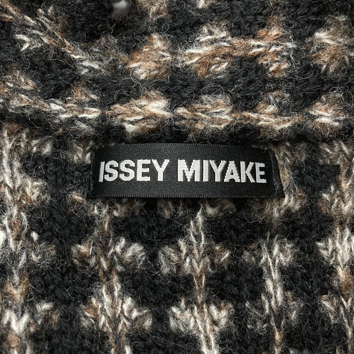 ISSEY MIYAKE(イッセイミヤケ) ツイードコート ME03KO009 ブラック
