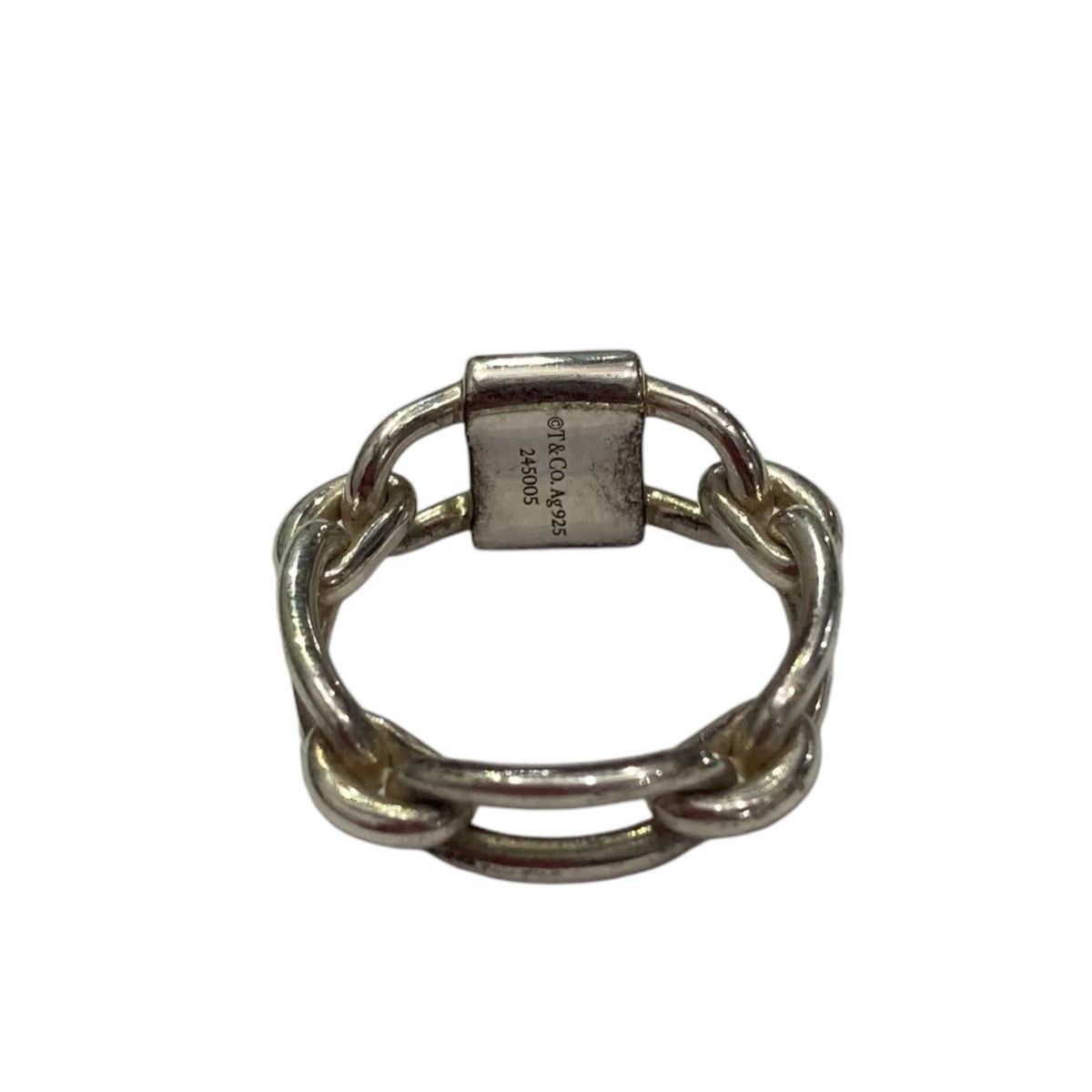 Tiffany & Co. スモールダブルロックリング　US4.5 日本規格8号 Hedy Fukuoka Shop | . TIFFANY&CO. スモール ダブル ロック