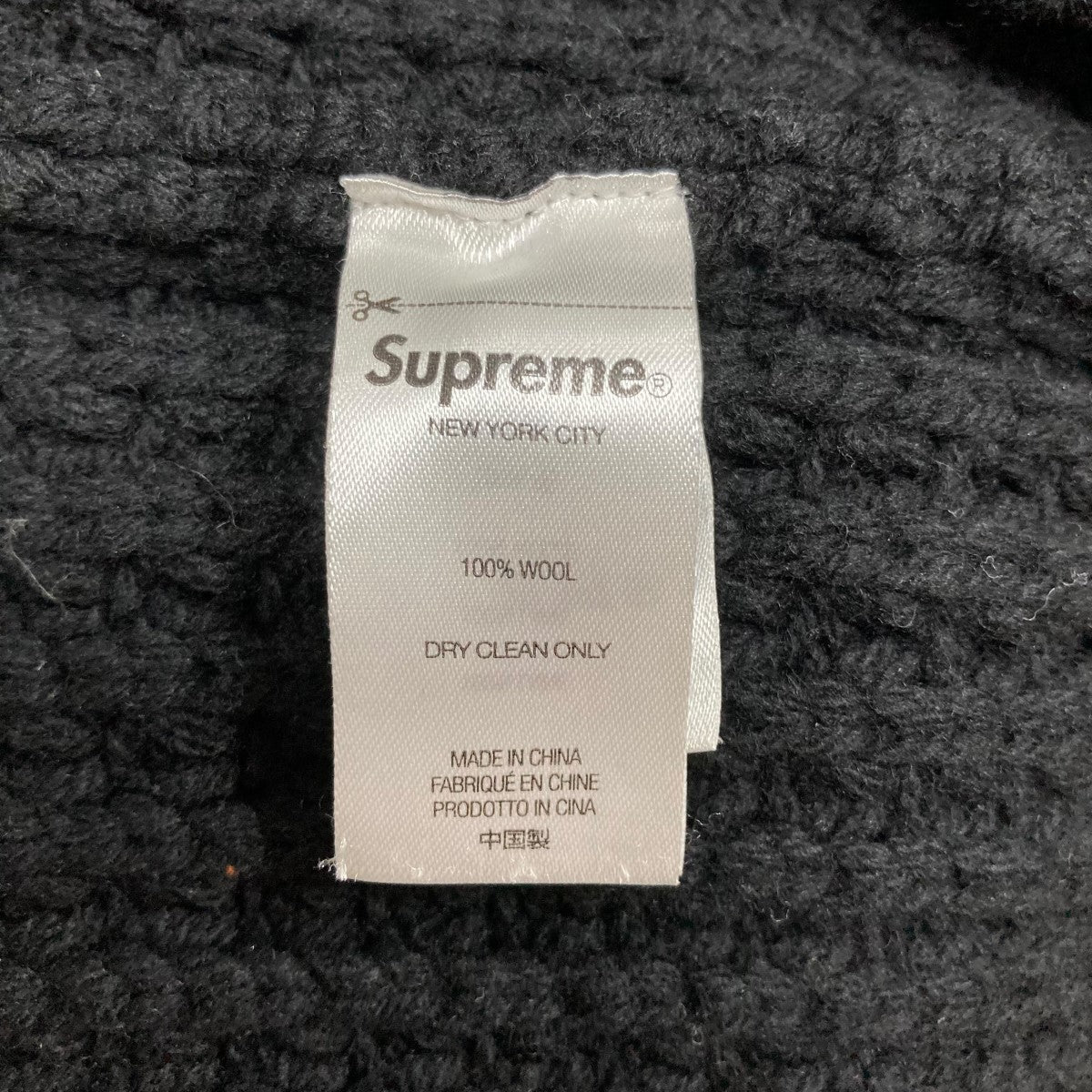 Supreme(シュプリーム) ニットカーディガン ブラック サイズ L