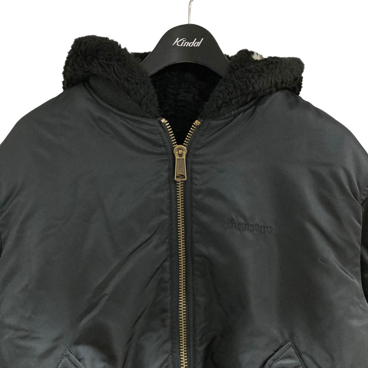 Supreme(シュプリーム) リバーシブルMA-1ジャケット ブラック サイズ M