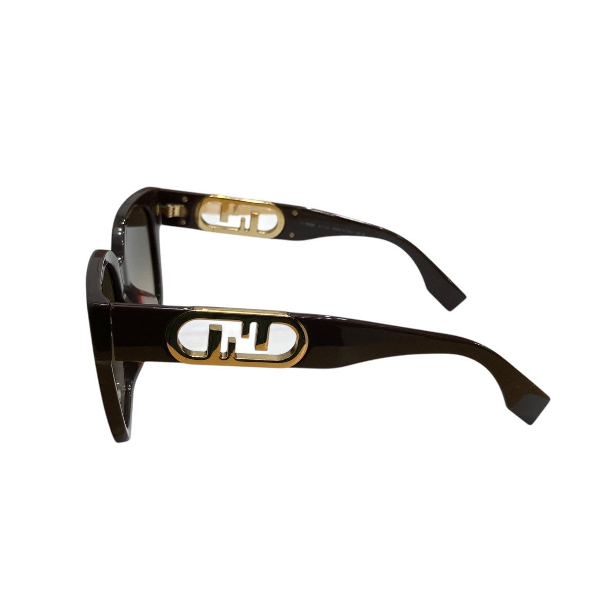 FENDI(フェンディ) サングラスFE40063F FE40063F ブラウン×ゴールド
