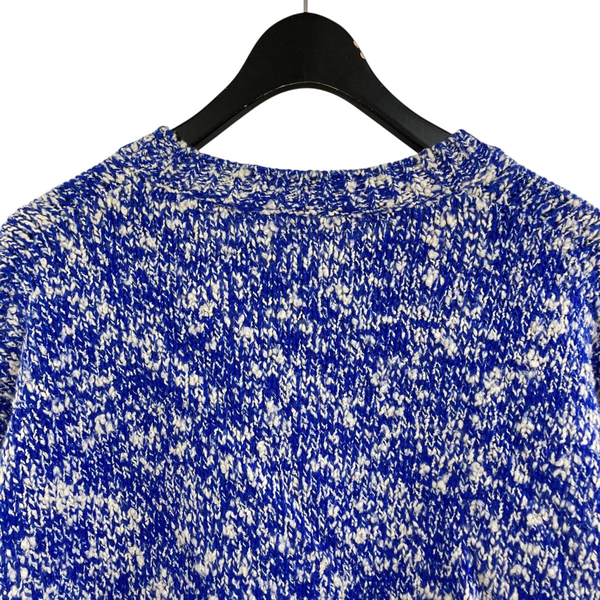 LOEWE(ロエベ) アナグラムニット H526Y14KCE ブルー×ブラック サイズ