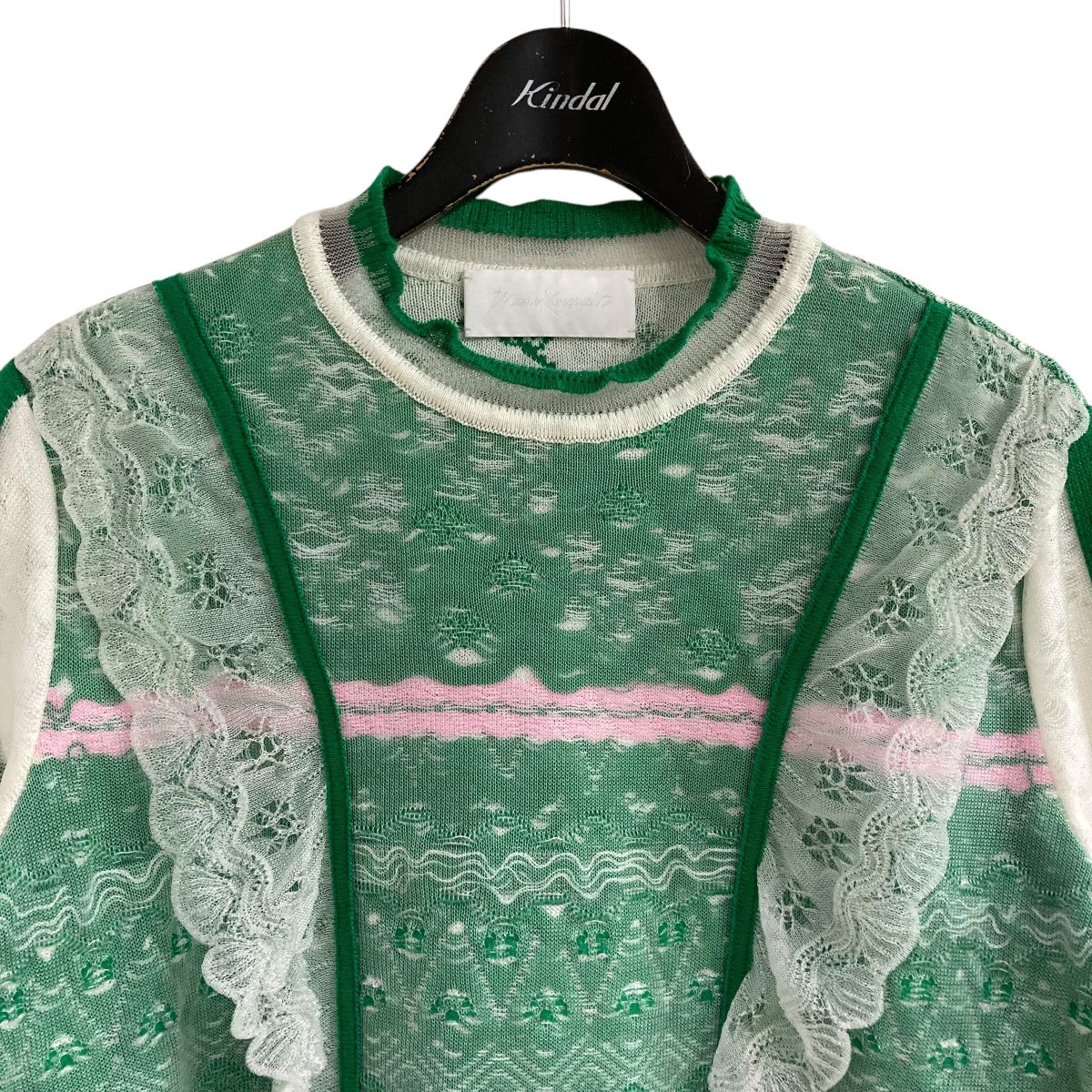mame kurogouchi(マメクロゴウチ) レースニット MM20SS-KN034