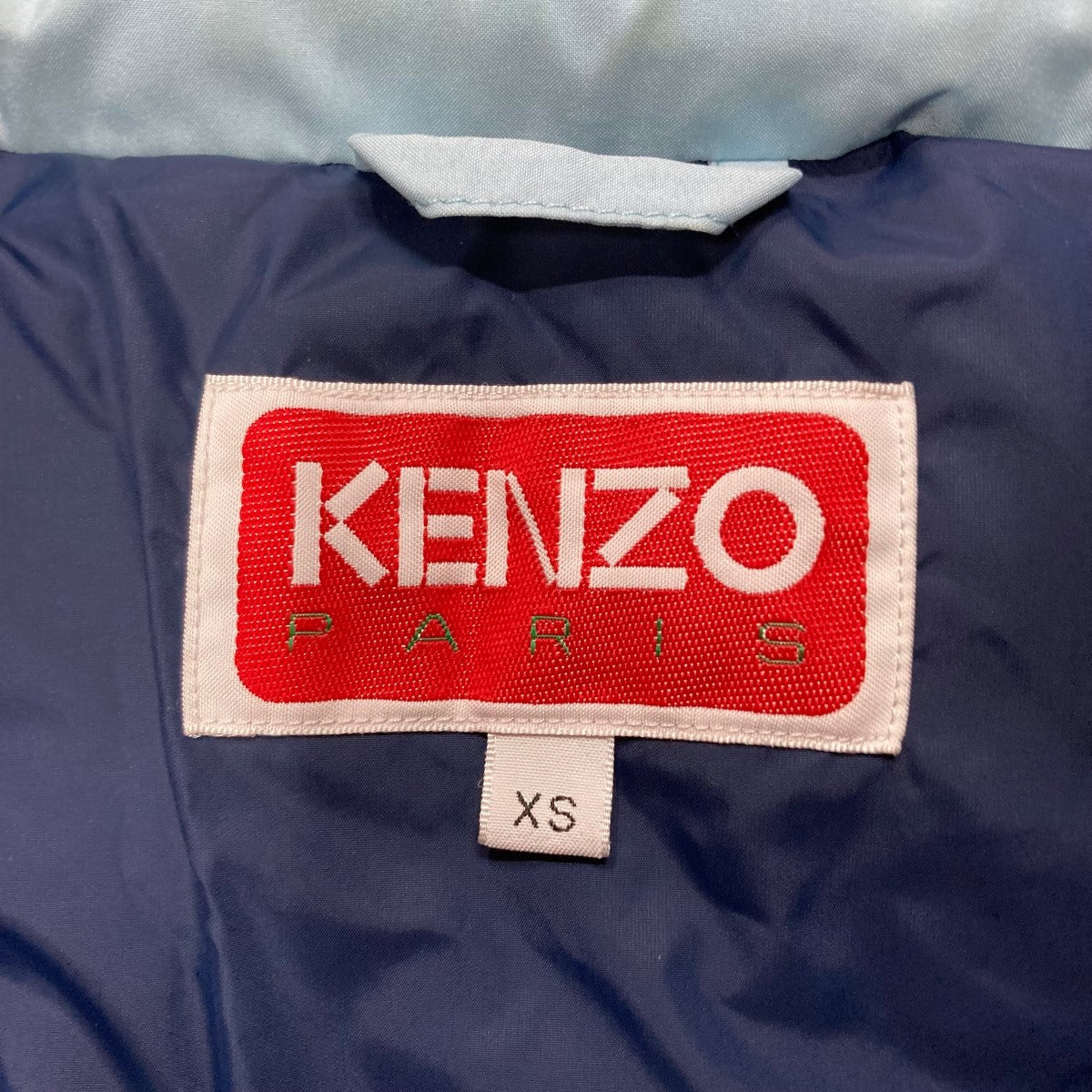 KENZO(ケンゾー) ダウンジャケット FC62OU1039NC ブルー×ネイビー