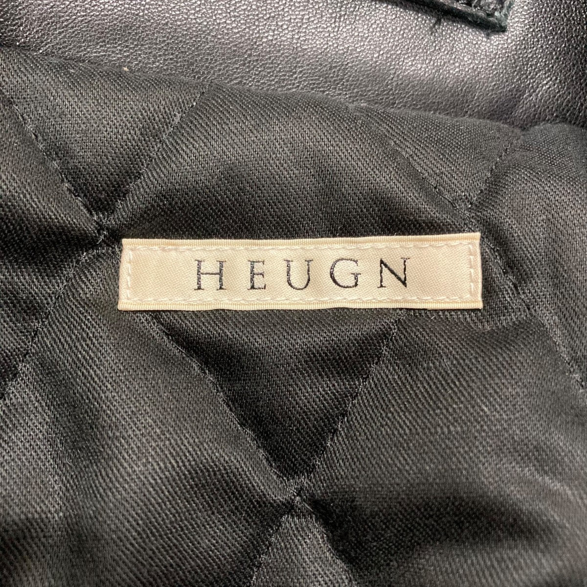 HEUGN(ユーゲン) ライダースジャケット COAT068 ブラック サイズ 2