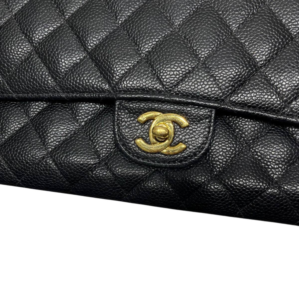 CHANEL　ダブルフェイス　マトラッセ　キャビアスキン ショルダーバッグ CHANEL マトラッセ 1997年頃 ダブルフェイス ショルダーバッグ