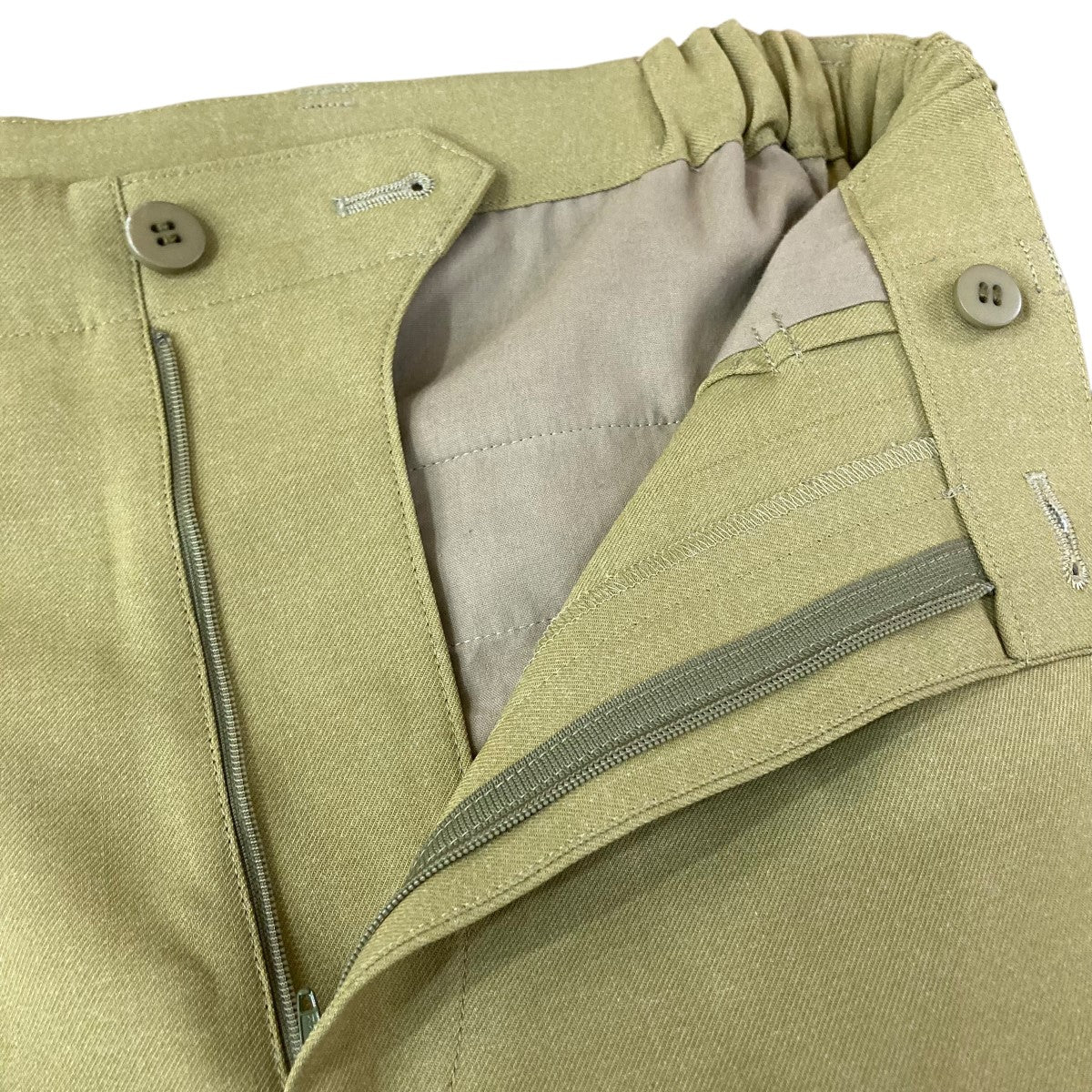 イッセイミヤケ　スラックス　ベージュ イッセイミヤケ SQUARE ONE PANTS SOLID IM33FF071 パンツ 2