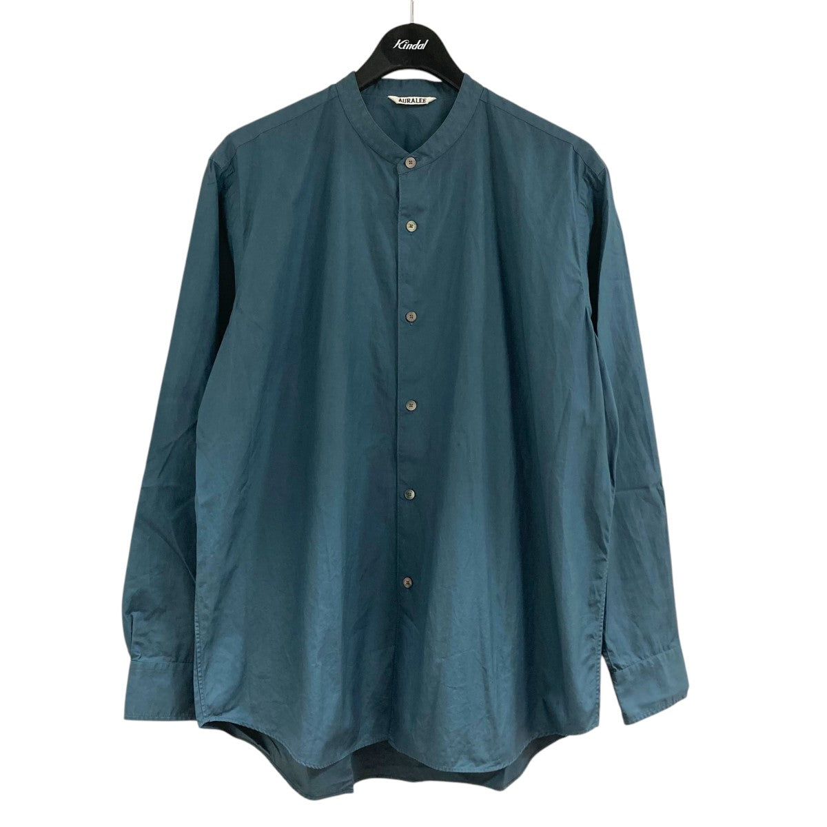 dmsAURALEE オーラリー　バンドカラーシャツ　ノーカラーシャツ AURALEE(オーラリー) 24AWバンドカラーシャツA24AS02HO HIGH