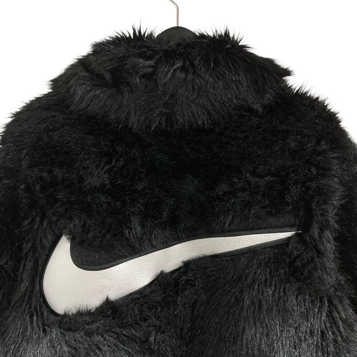 AMBUSH×NIKE リバーシブルファージャケット AQ9225-010 ブラック