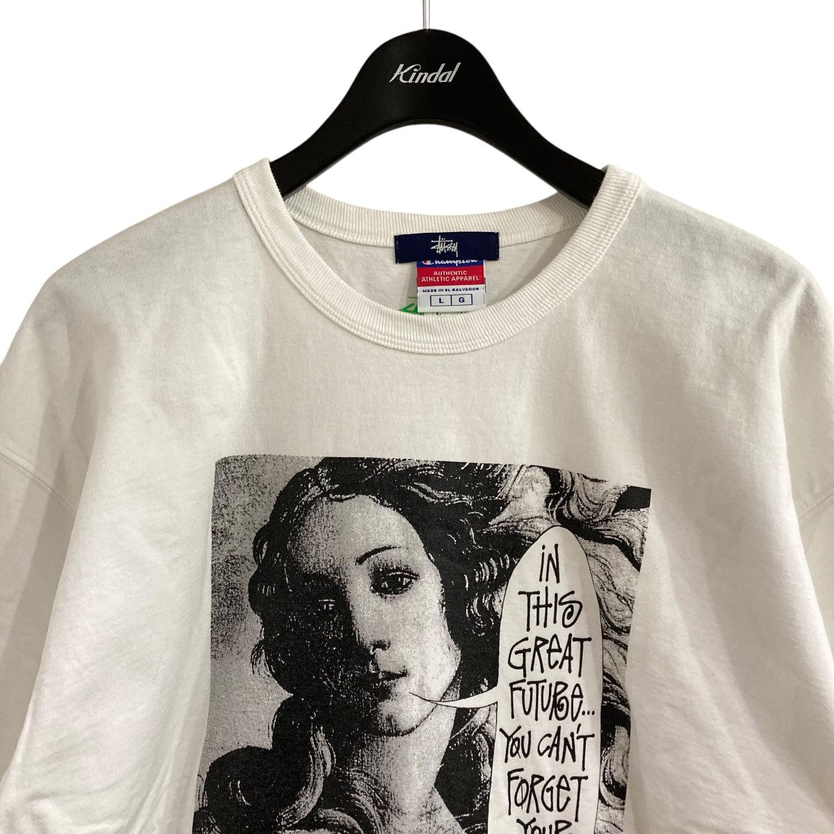 stussy×Champion ヴィーナスプリントTシャツ T1010-045 ホワイト