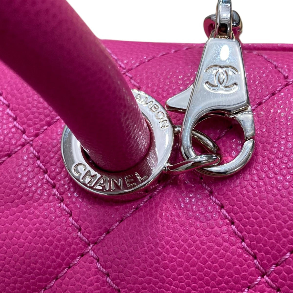 CHANEL(シャネル) ココハンドルキャビアスキンマトラッセ CHANEL(シャネル) ココハンドルキャビアスキンマトラッセ
