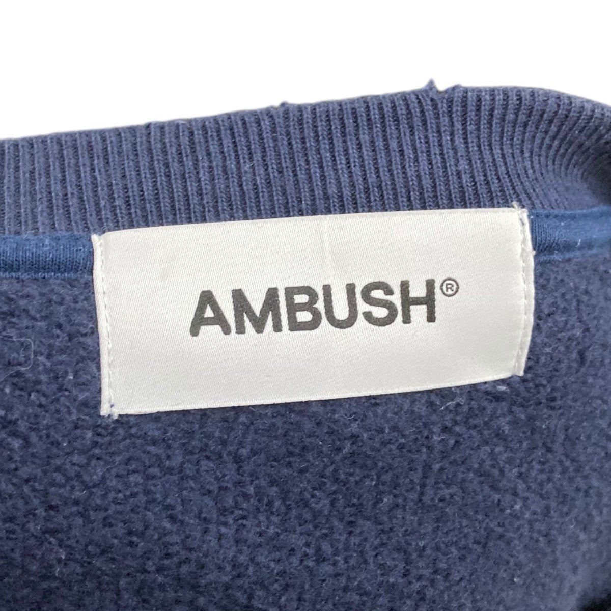 AMBUSH(アンブッシュ) ダメージ加工ロゴプリントスウェット 12115094