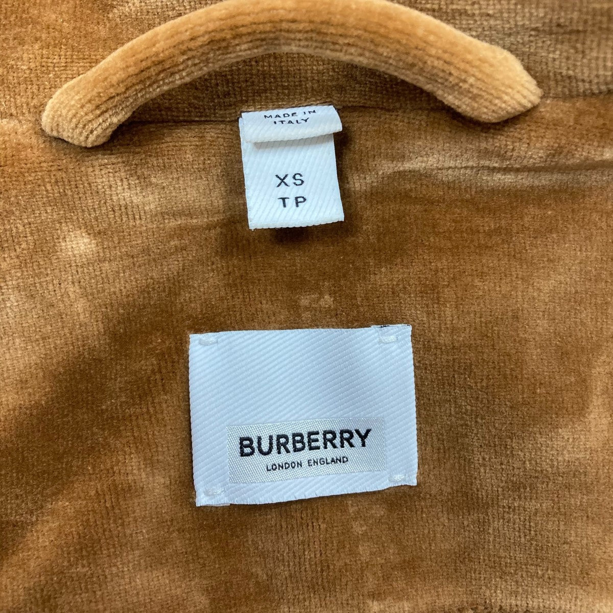 BURBERRY(バーバリー) ベロアジップアップジャケット 4558936