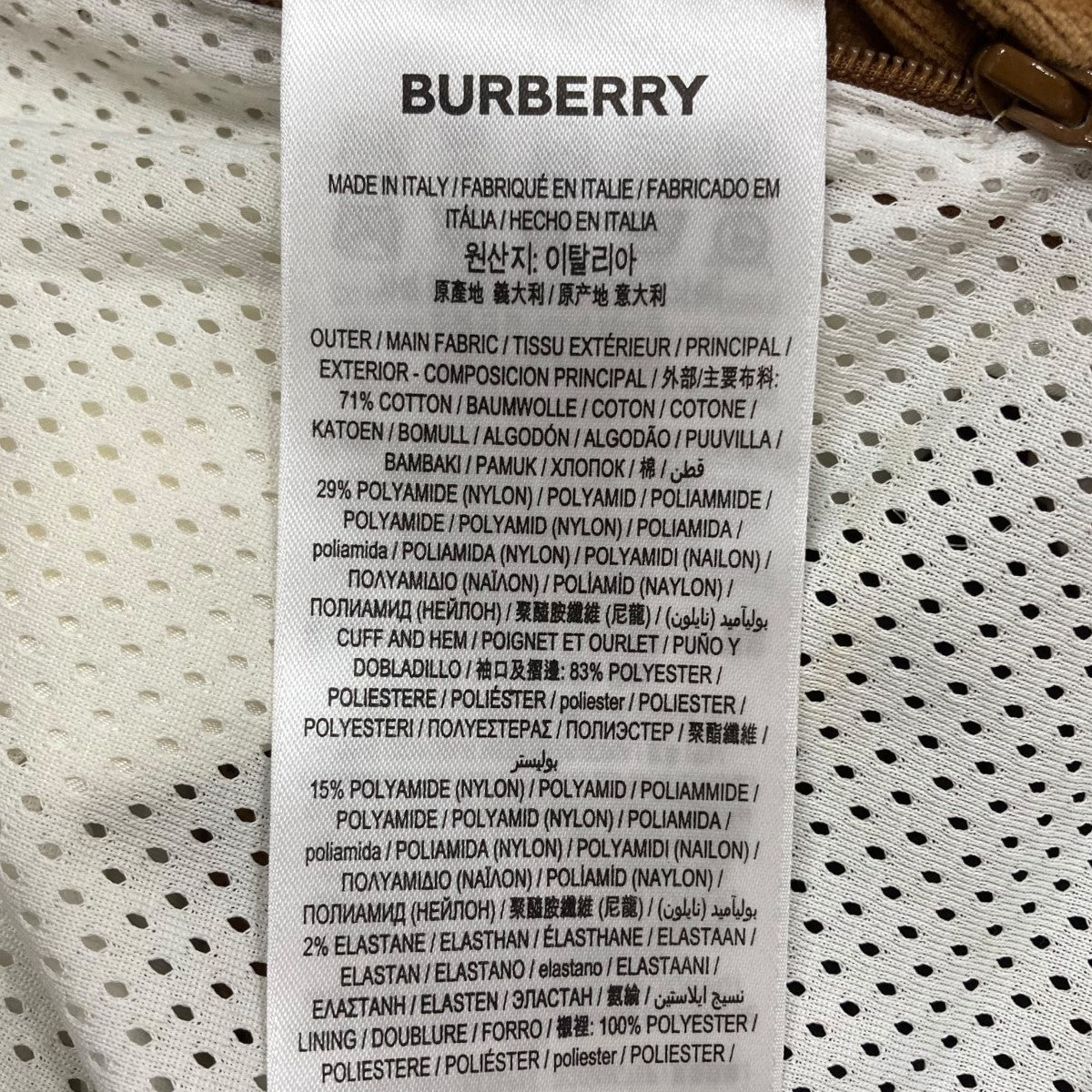 BURBERRY ジップアップジャケット BURBERRY(バーバリー) ベロアジップアップジャケット 4558936