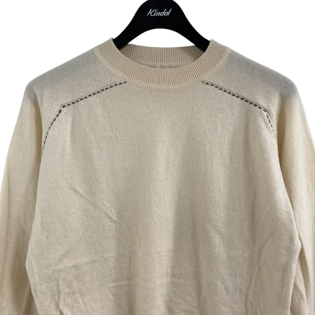 新品同様 HERMES カシミヤ100% モックネック ニット E3976 中古・古着通販】HERMES (エルメス) エルボーパッチ カシミヤ