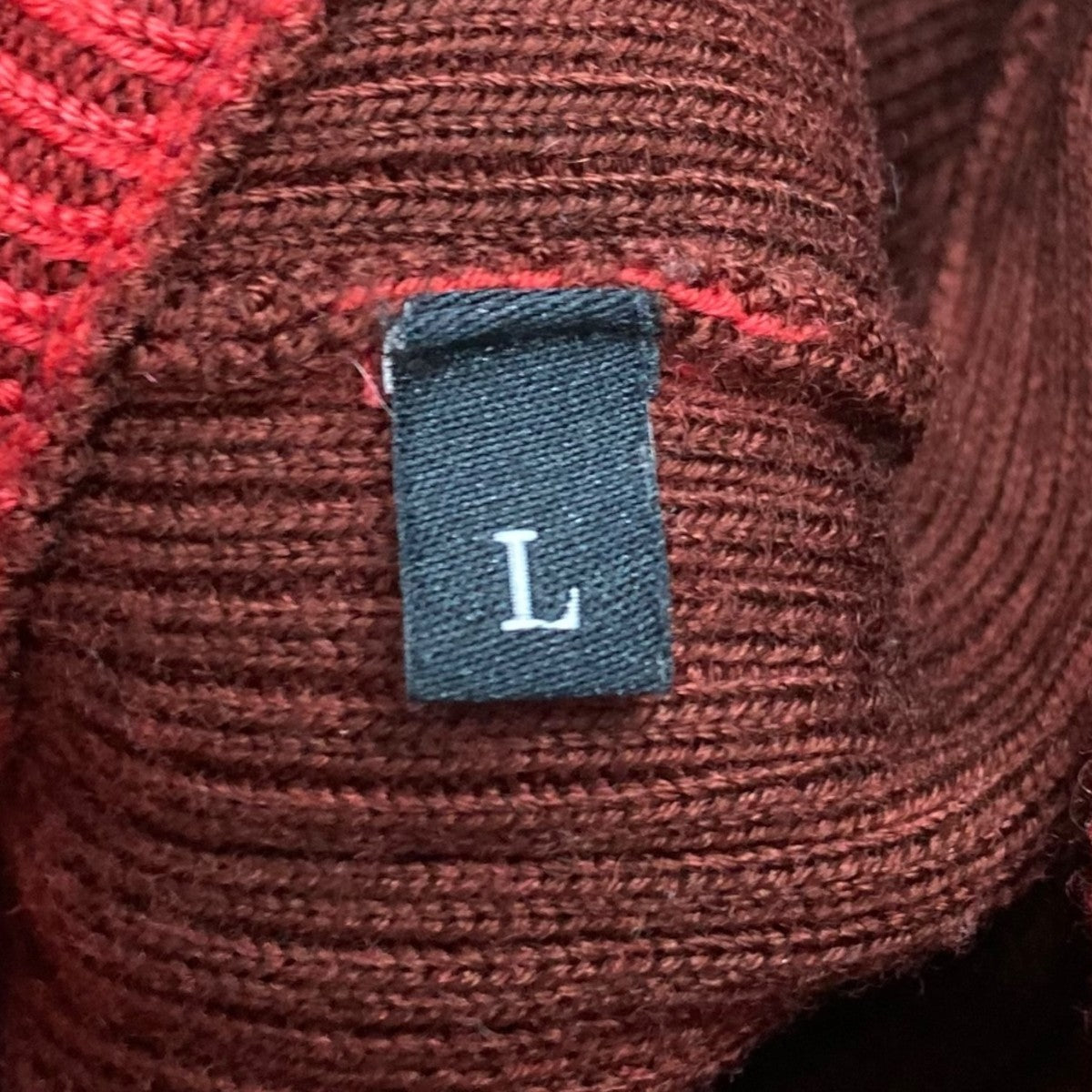 DIESEL 23AW K-IRINI KNIT ドライバーズニット レッド S DIESEL（ディーゼル） 23AW K-IRINI KNIT A11209 ドライバーズニット