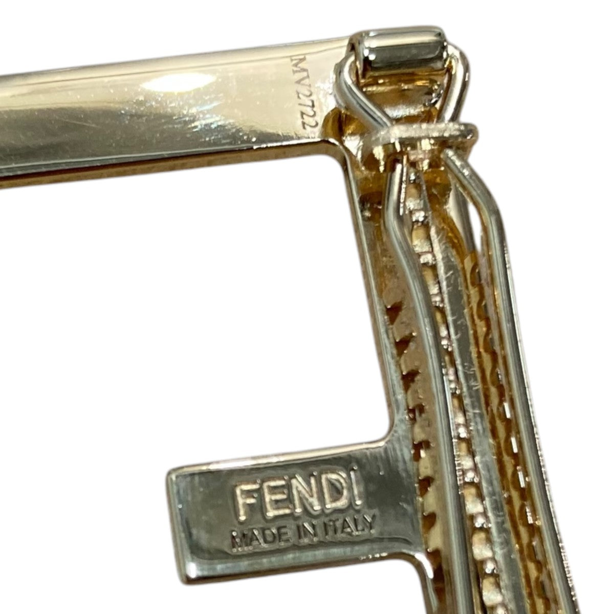FENDI(フェンディ) ヘアクリップ ヘアピン ゴールド｜【公式