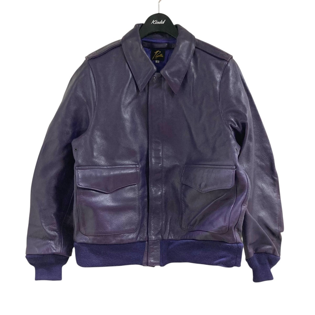 Needles レザージャケットPU082 A-2 Jacket 古着・中古-1枚目のアイテム画像