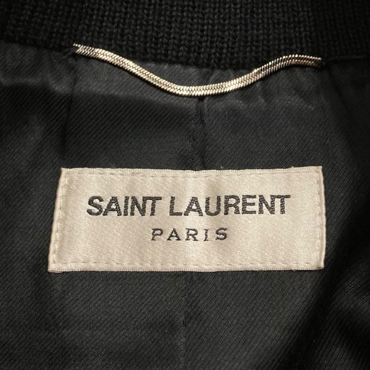 未使用！Saint Laurent Paris 16AW　装飾テディージャケット SAINT LAURENT PARIS サンローランパリ 16AW ｴﾃﾞｨ期 ﾊﾟﾗﾃﾞｨｳﾑ