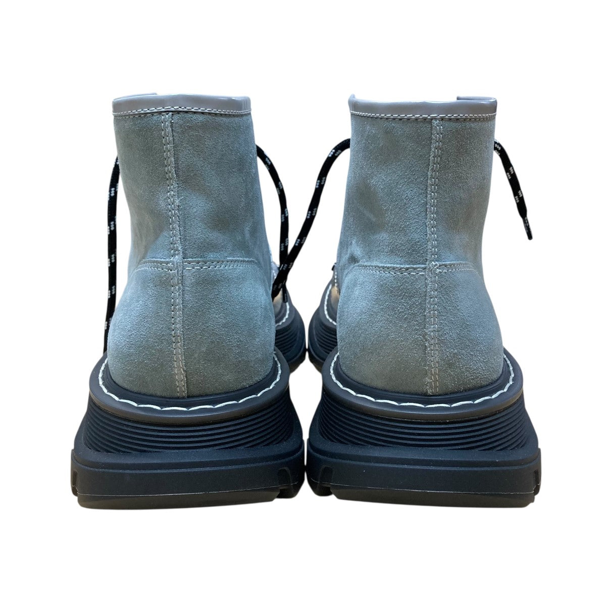 【コレクション出展品】 アレキサンダーマックイーン アンクルブーツ 38 Alexander McQueen アレキサンダー・マックイーン チャンキーソール