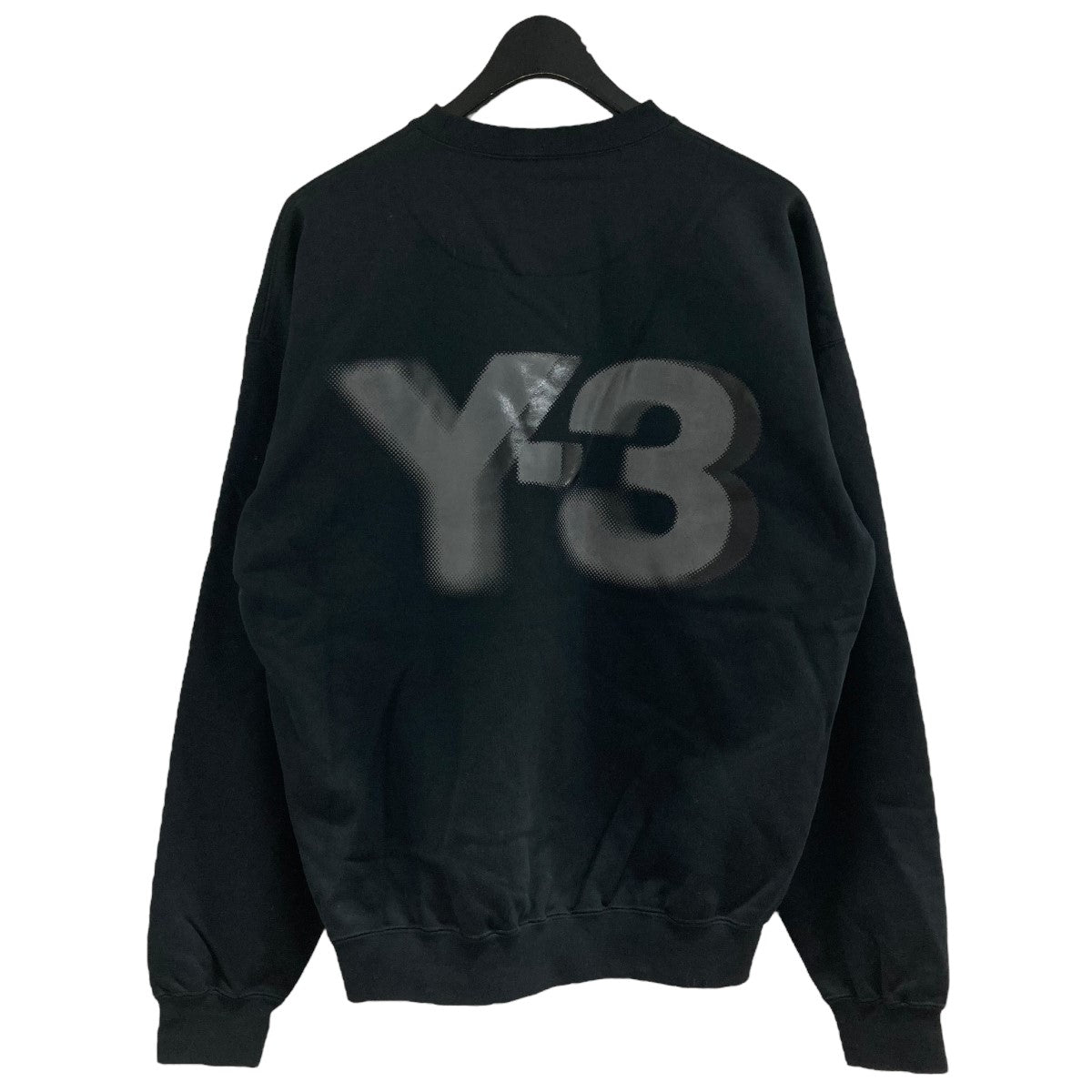 Y-3(ワイスリー) ロゴクルーネックスウェットトレーナー JE9276