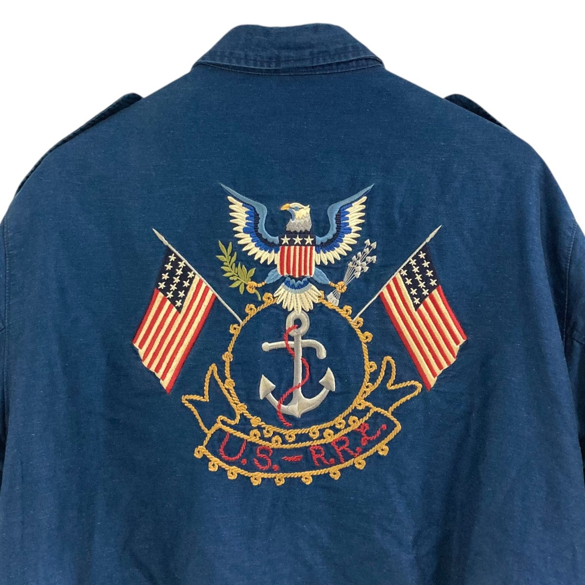 RRL(ダブルアールエル) スーベニアジャケット インディゴ サイズ