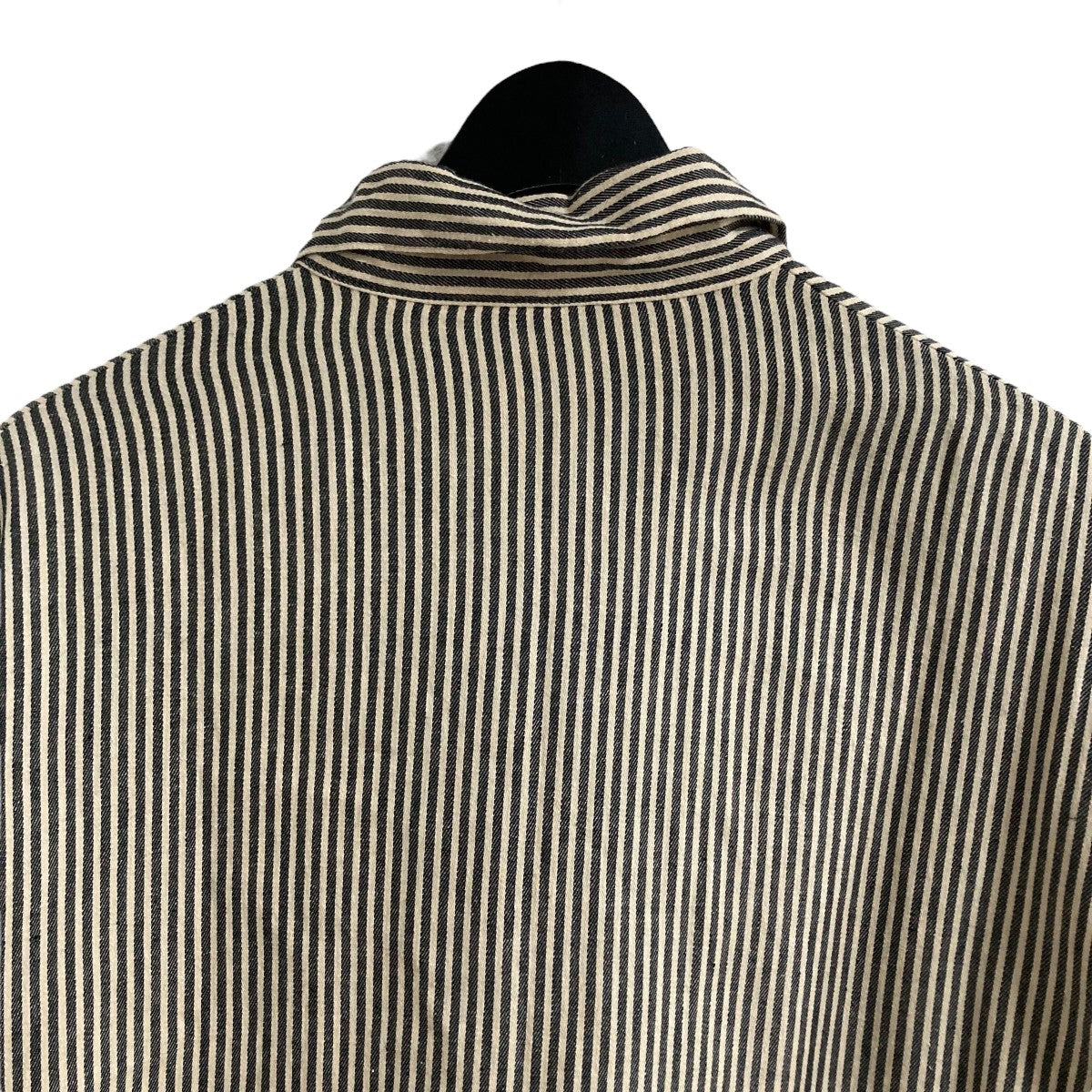 COMOLI ストライプ ジャケット,Stripe – Navyblue