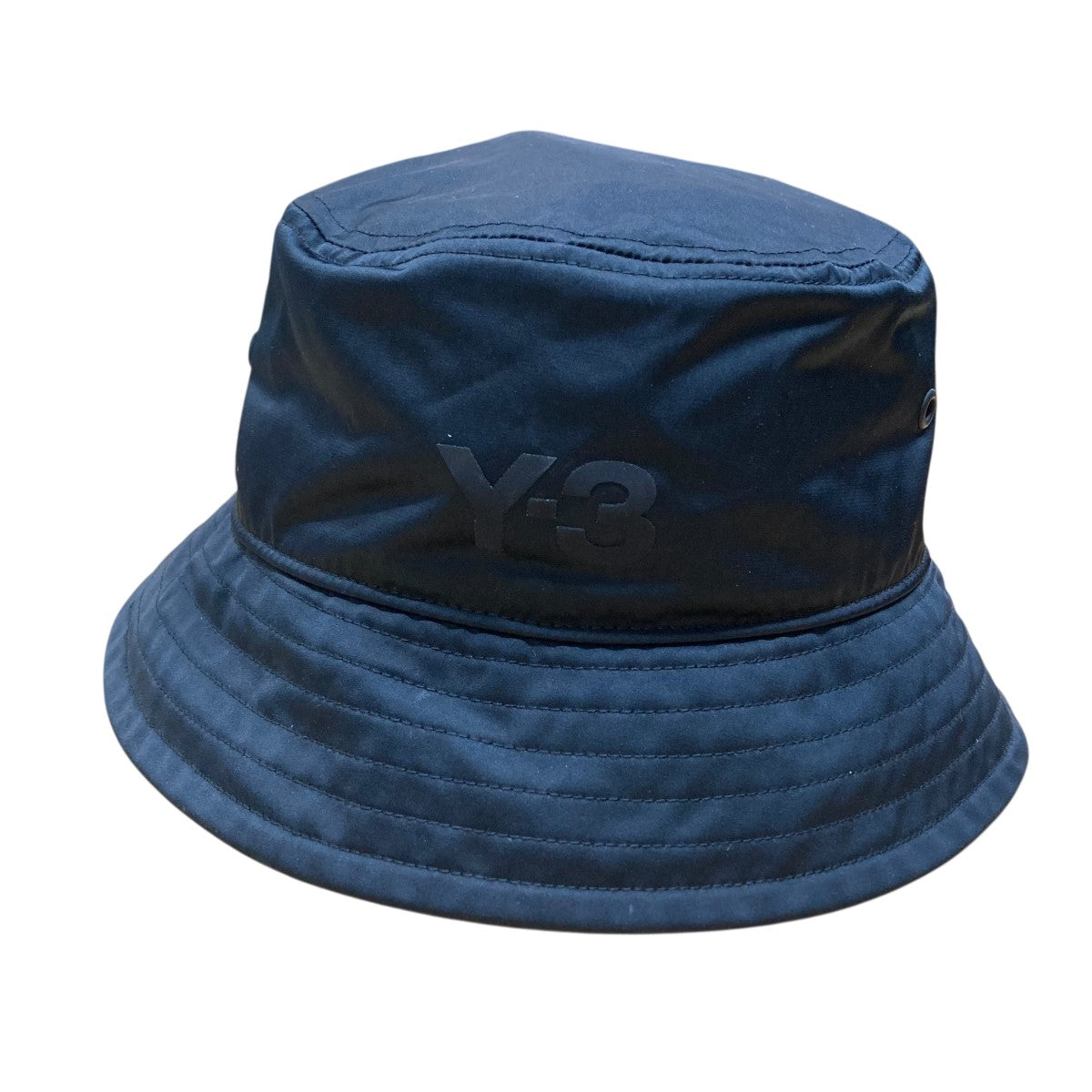 【最終値下げ:着用1回】Y-3 バケットハット IY4087 ブラックLサイズ Y-3 STRP B HAT IY4087 ハット バケットハット|Y-3|ストリート