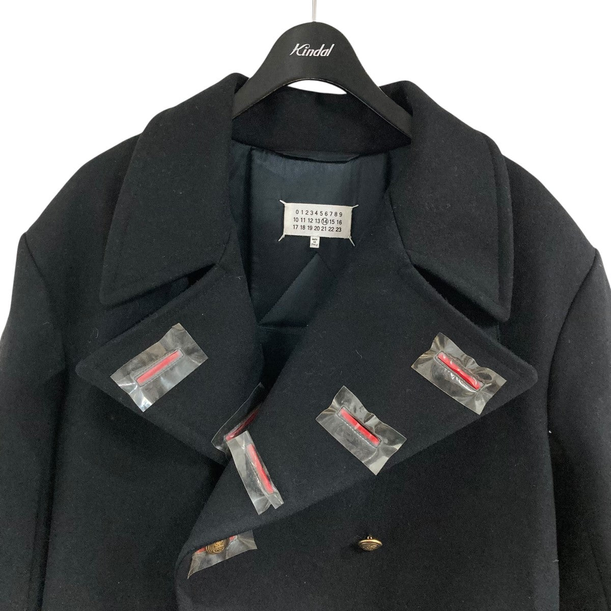 Maison Margiela 14(メゾンマルジェラ) PVCボタンホールウールコート