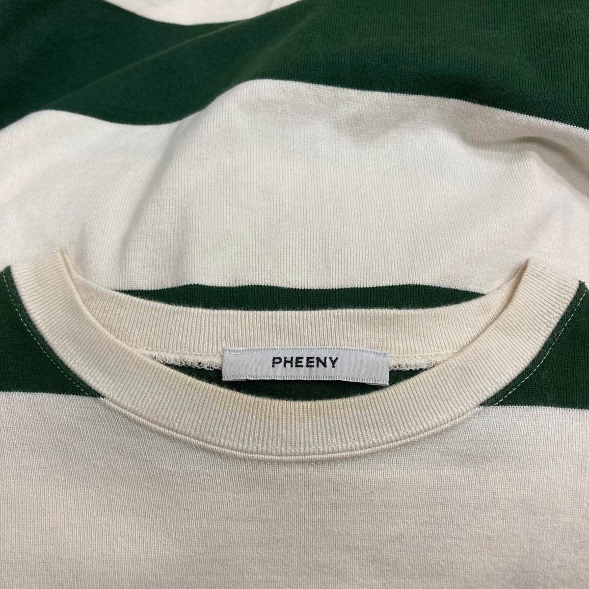 PHEENY ボーダー半袖Tシャツ 古着・中古-6枚目のアイテム画像