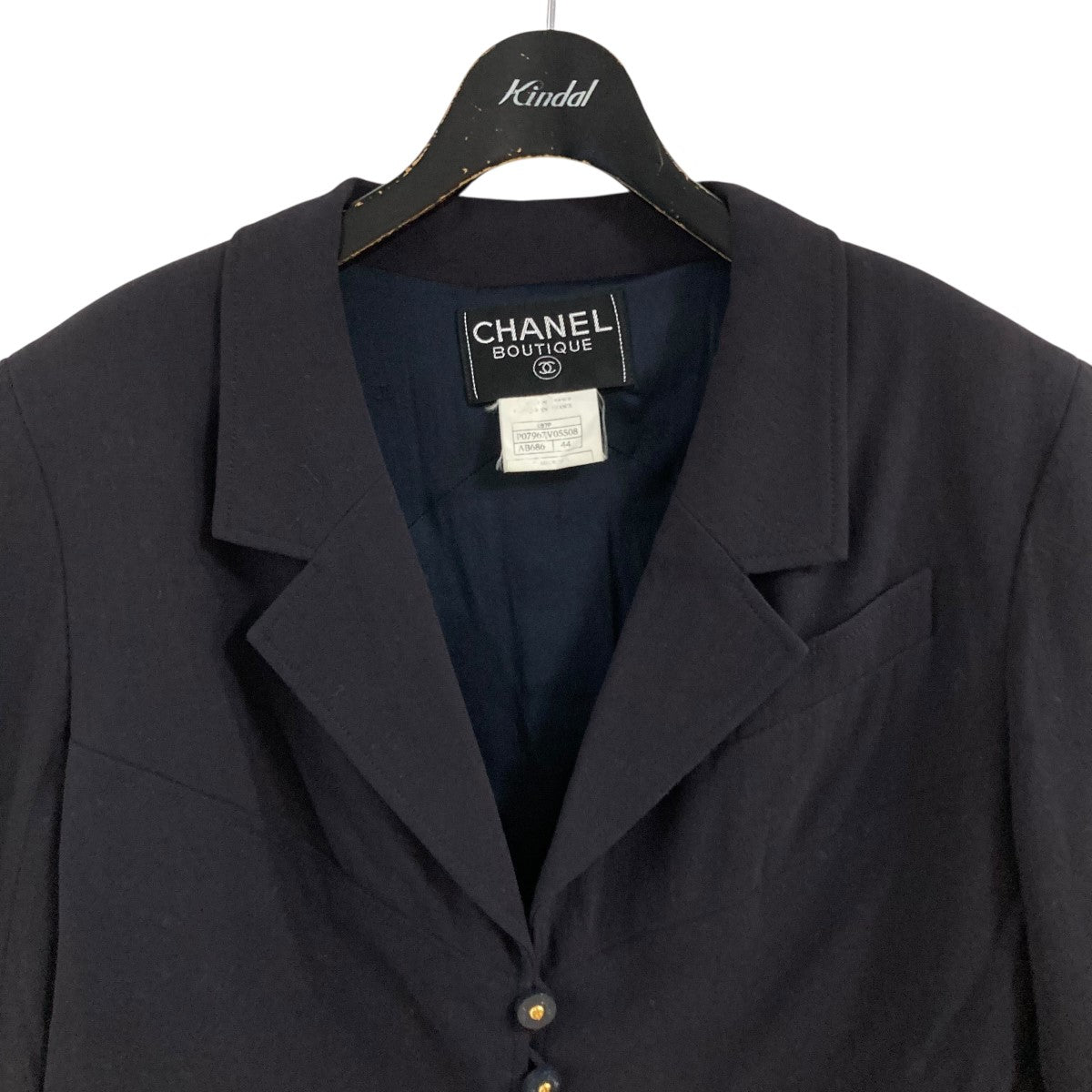 CHANEL(シャネル) テーラードジャケット P07967V05508 ブラウン サイズ