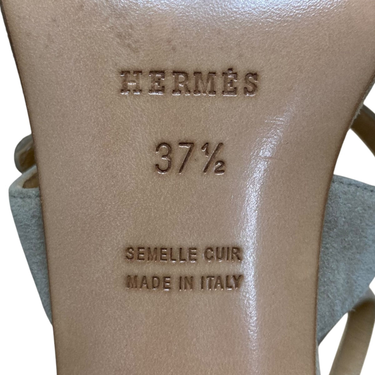 HERMES ハイヒールパンプス ベージュ サイズ 37 1/2｜【公式】カインド
