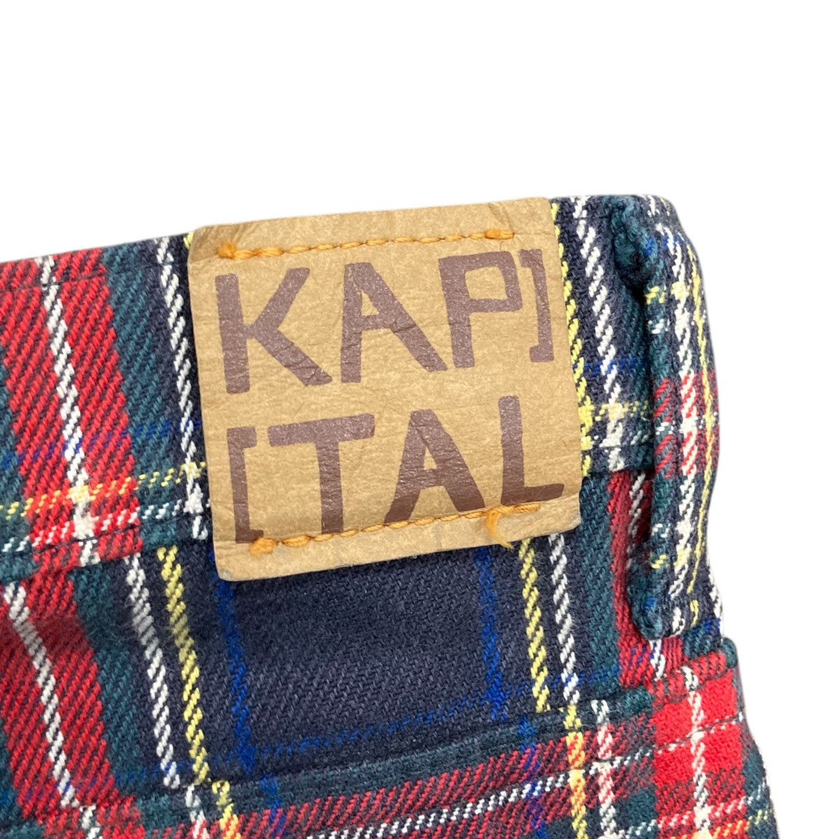 KAPITAL(キャピタル) タータンチェックフレアパンツk2110LP088
