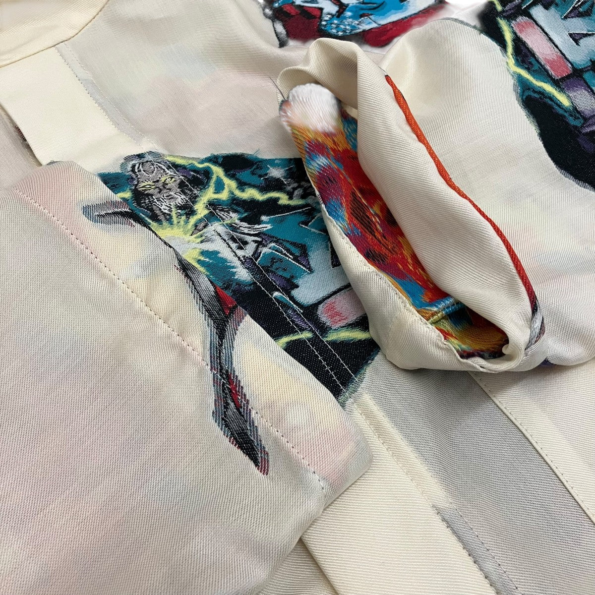 LOUIS VUITTON LVグラフィティ スタンドカラー シャツ 古着・中古-6枚目のアイテム画像