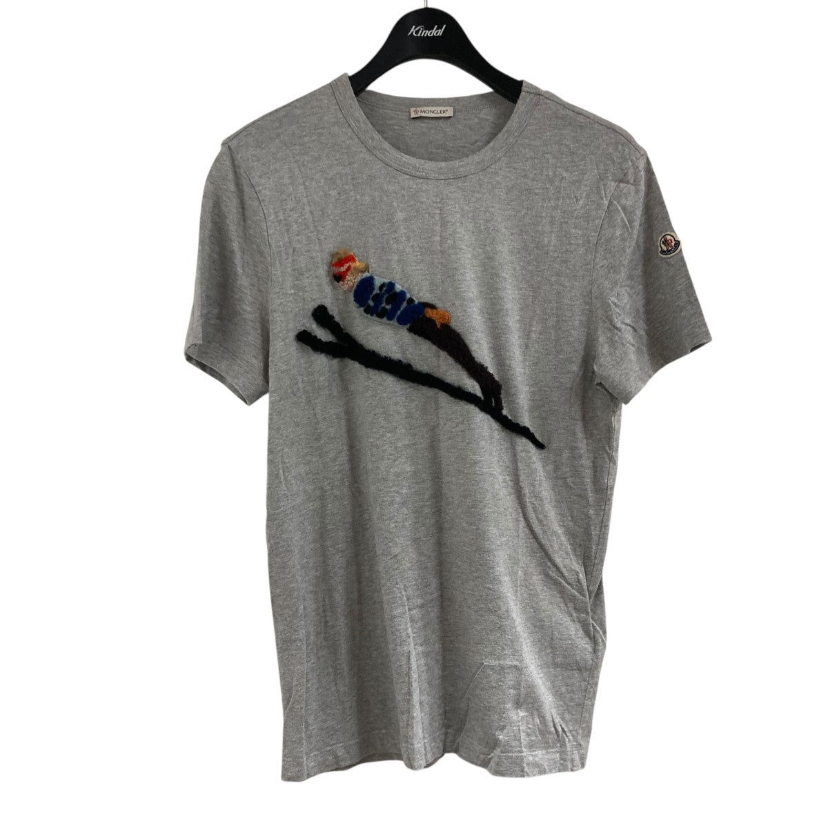MONCLER(モンクレール) Tシャツ C20918023000 ライトグレー