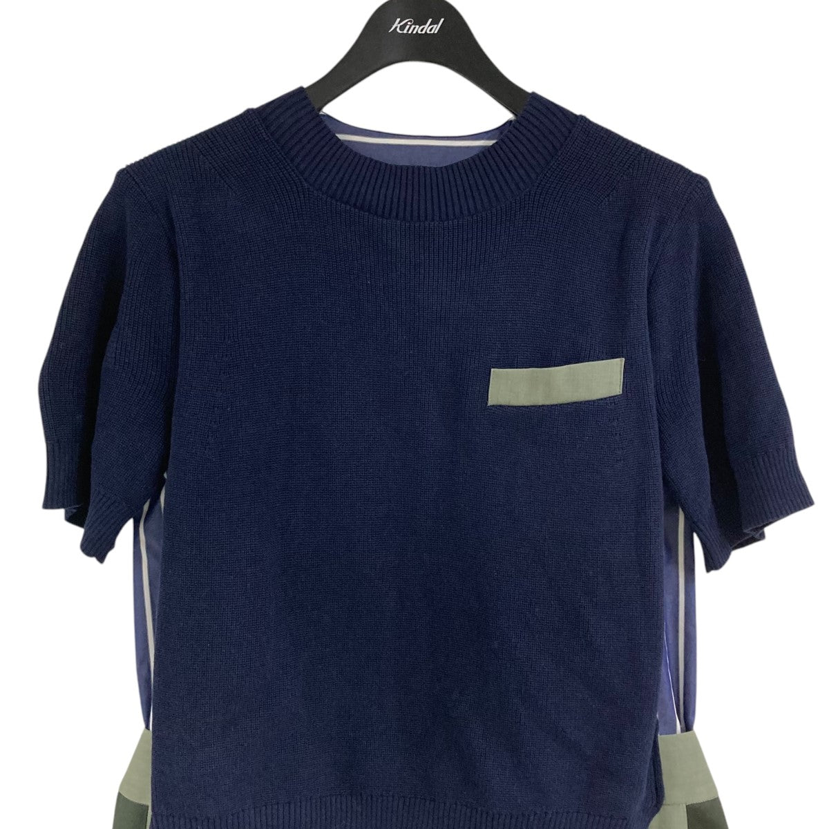 sacai(サカイ) ドッキングワンピース21-05536 21-05536 ネイビー 
