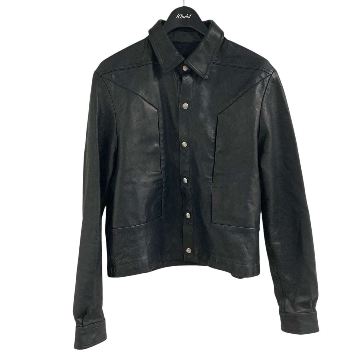Rick Owens レザージャケット | ブラック | FARFETCH JP