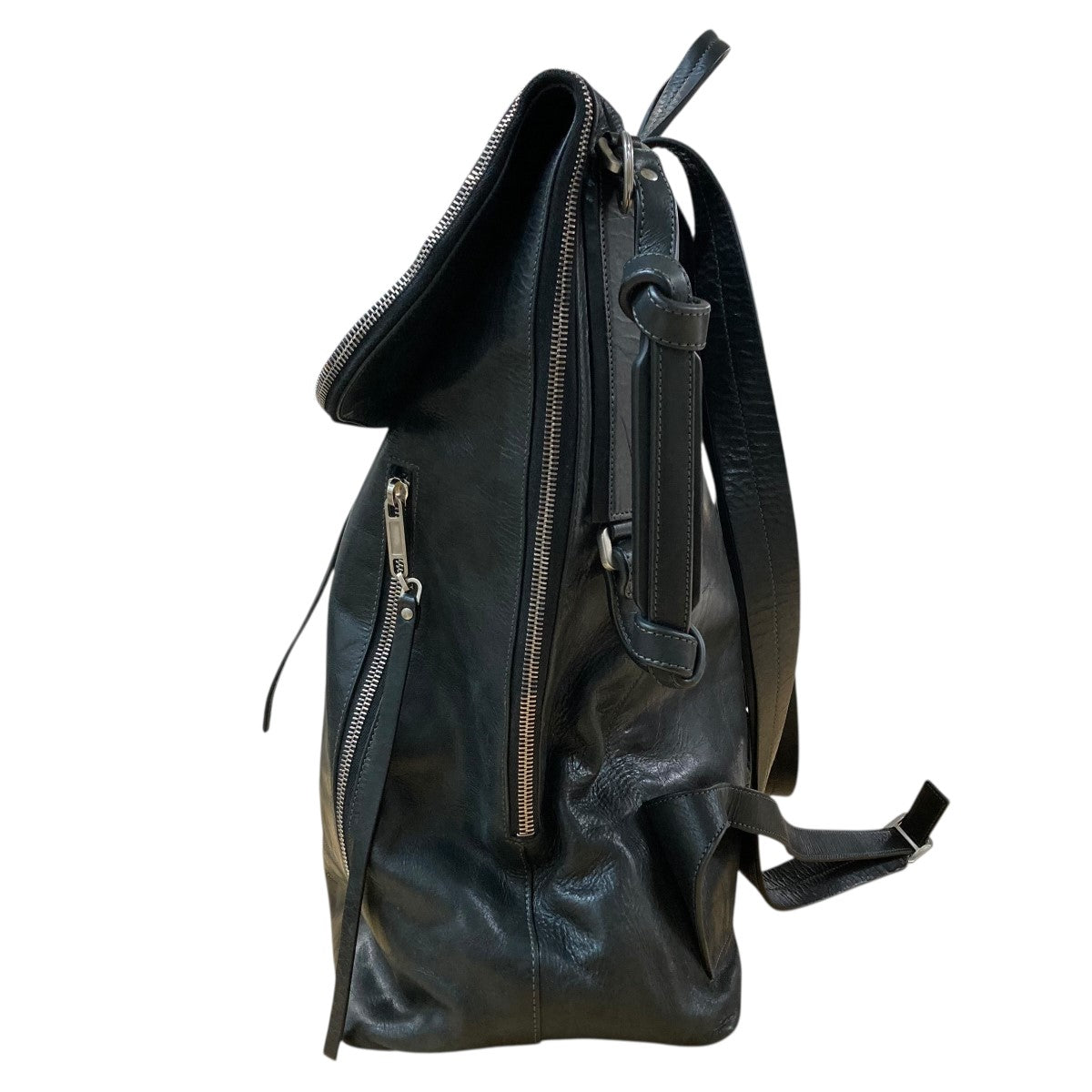 RICK OWENS(リックオウエンス) レザーバッグ ブラック サイズ