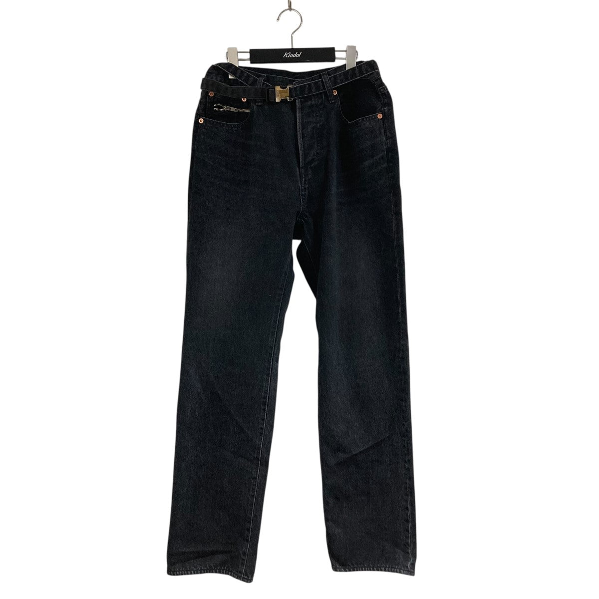 sacai ウールベルテッドパンツ　サイズ1 sacai(サカイ) Suiting Pantsベルテッドパンツ23-02953M 23