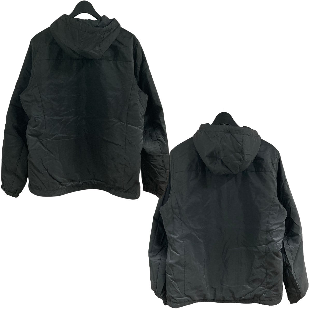 PRADA　ブルゾン　リバーシブル（黒、ネイビー） PRADA - PRADA(プラダ) ブルゾン サイズ52 L メンズ美品 シルク