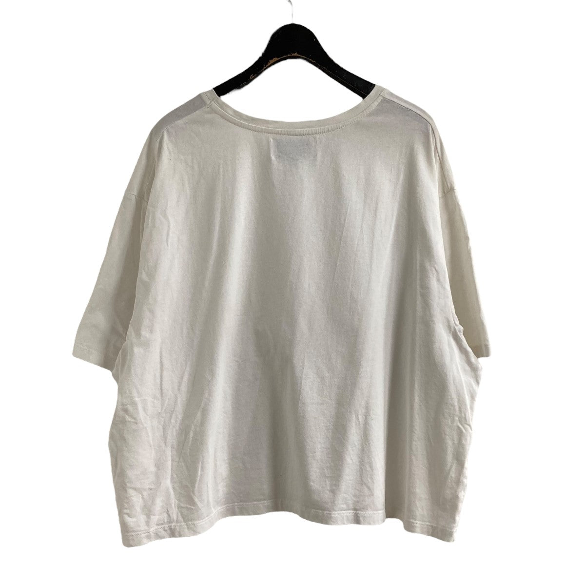 Hed Mayner(ヘドメイナー) クロップド丈半袖Tシャツ ホワイト サイズ