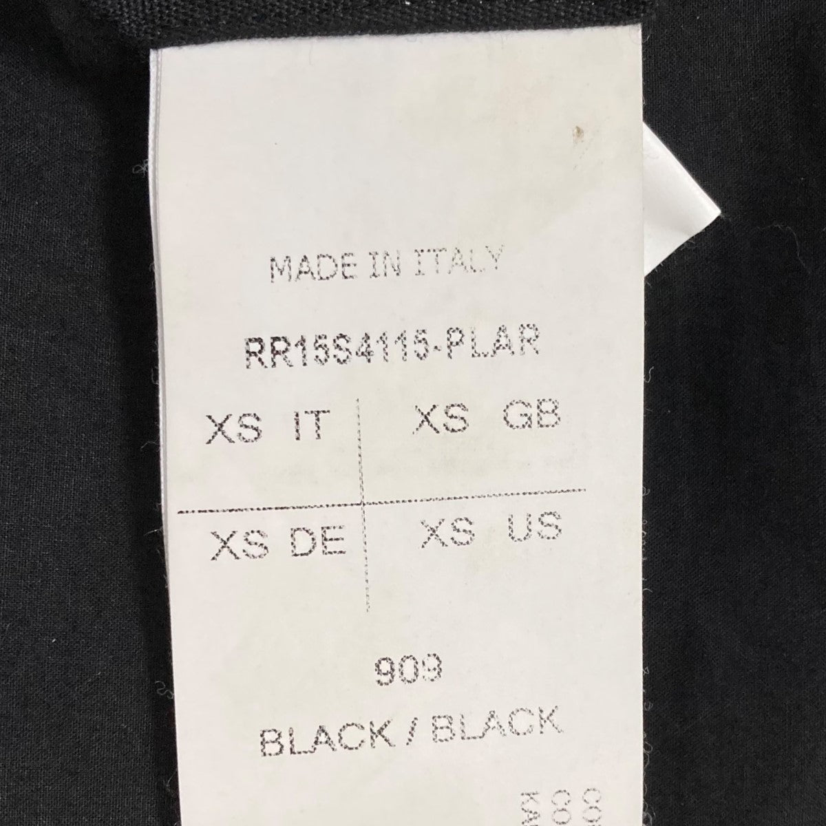 RICK OWENS(リックオウエンス) レザー切替チュニックRR15S4115-PLAR