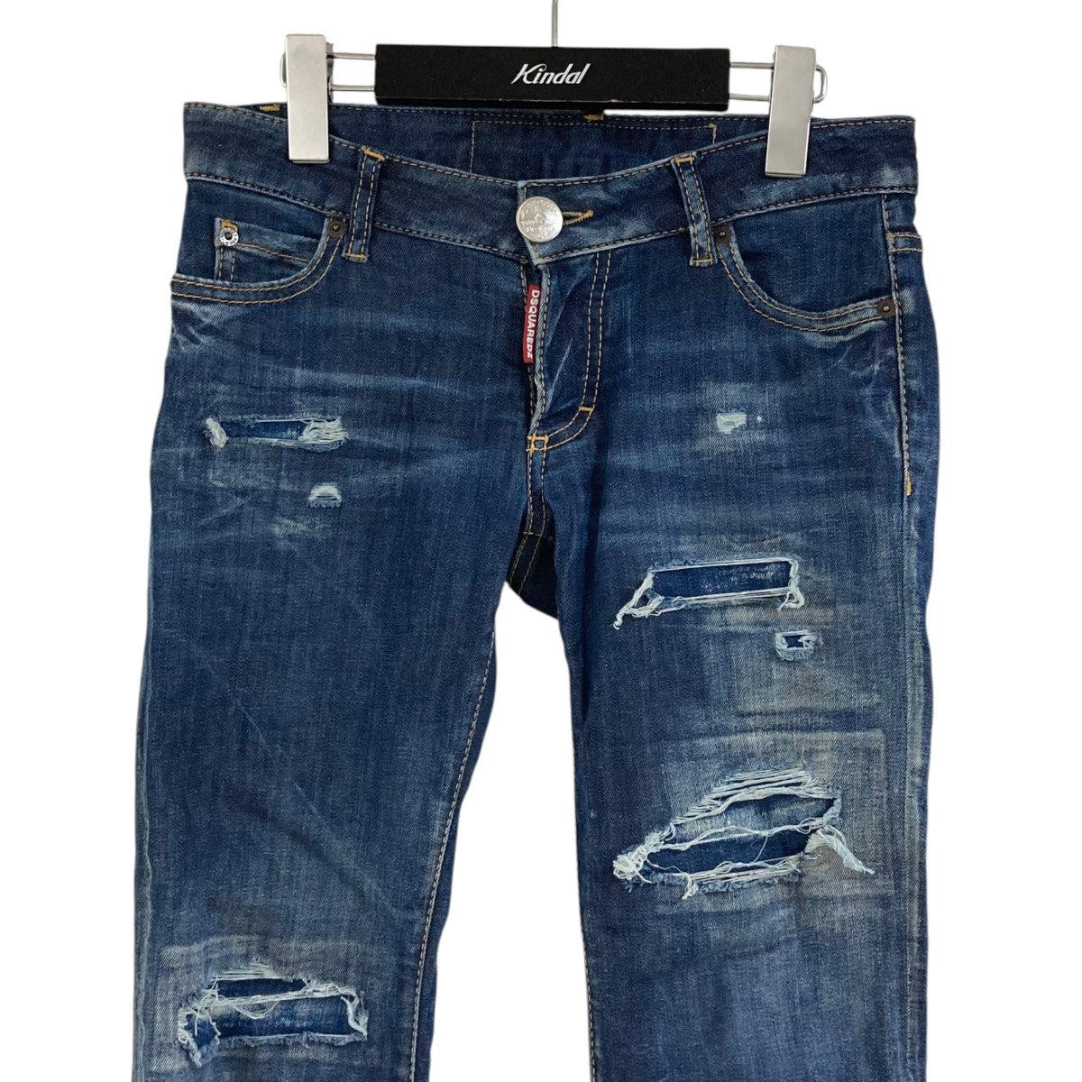 DSQUARED2 ダメージ加工 スキニーデニム DSQUARED2(ディースクエアード) ダメージ加工スキニーデニム