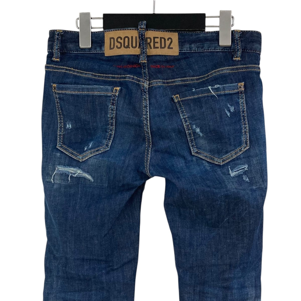 DSQUARED2(ディースクエアード) ダメージ加工スキニーデニム