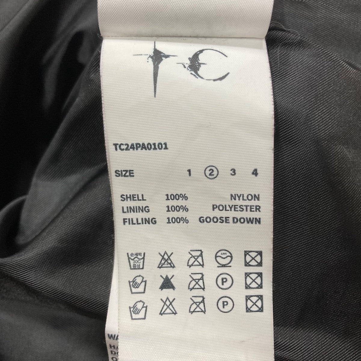 THUG CLUB(サグクラブ) パデッドジャケット TC24PA0101 ブラック