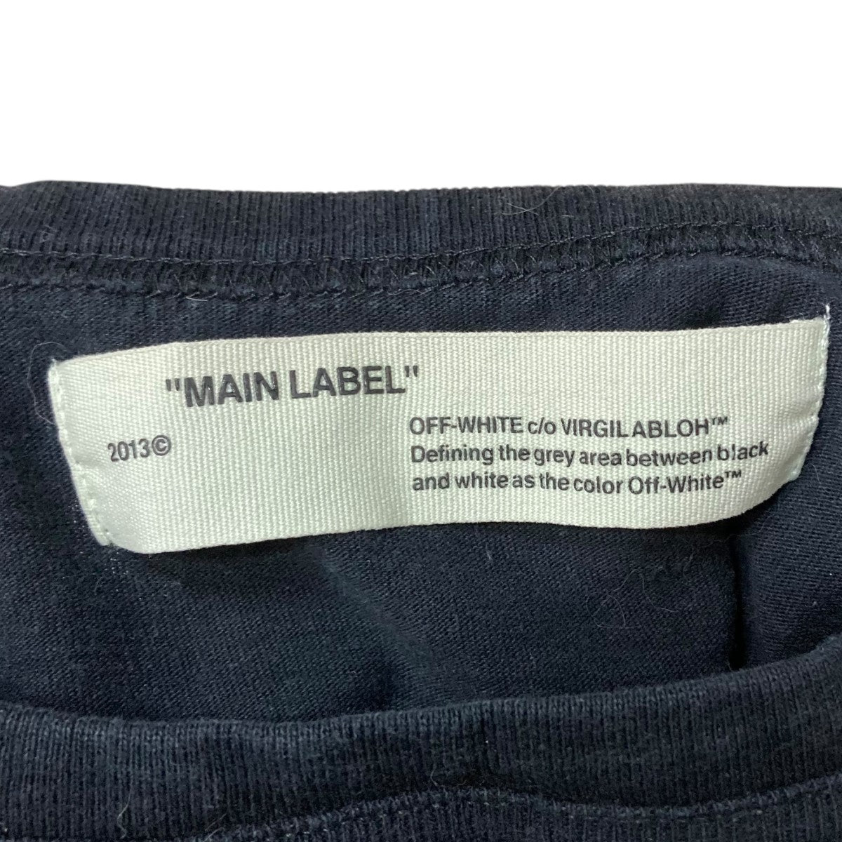 OFFWHITE(オフホワイト) バックバイアスTシャツOMAA002F17620017