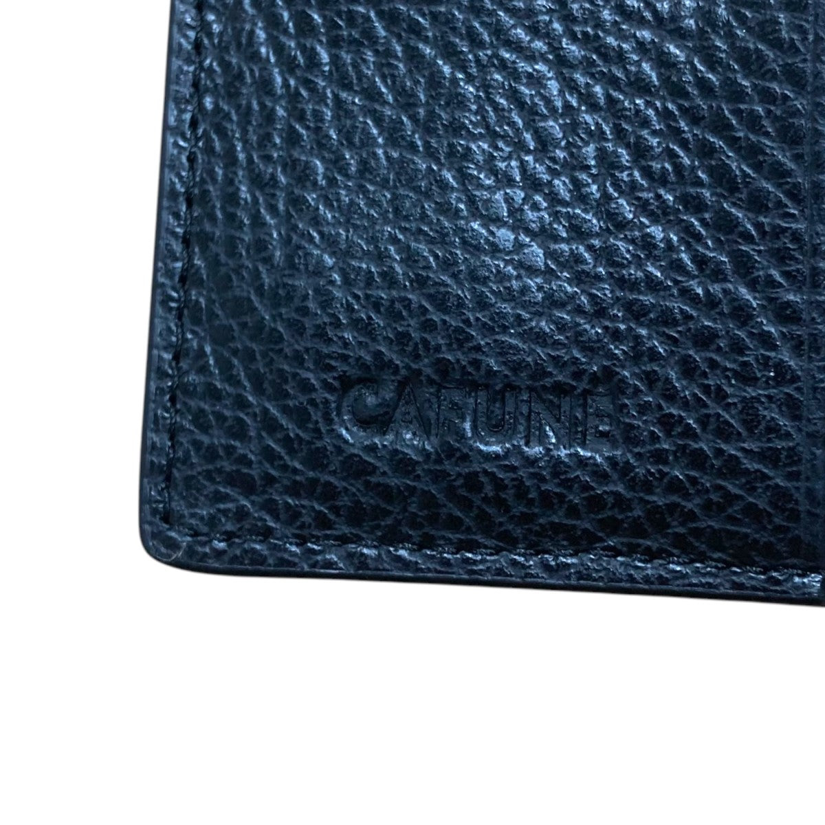 CAFUNE(カフネ) ｢STANCE FLAP WALLET｣2つ折り財布 ブラック